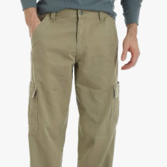 Wrangler Authentics Men's Twill Relaxed Fit Cargo Pant (Logan) 35x34 NWT - Picture 1 of 3